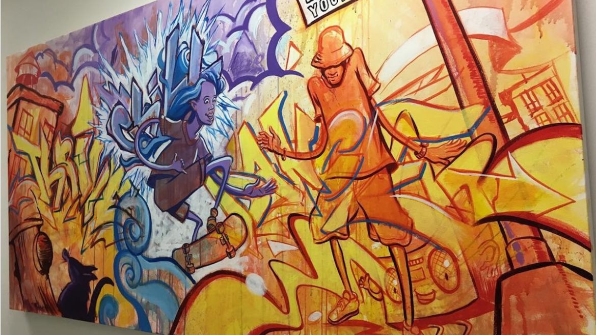 Burton mural