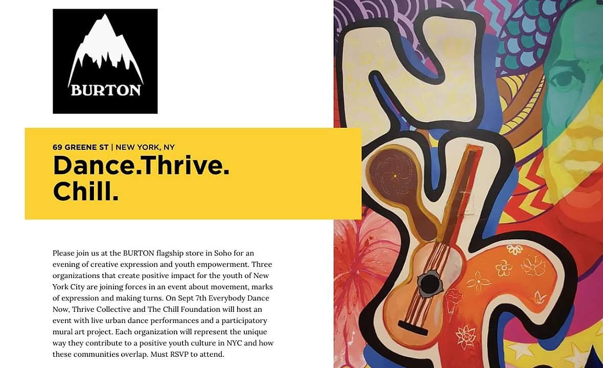 Thrive x Burton