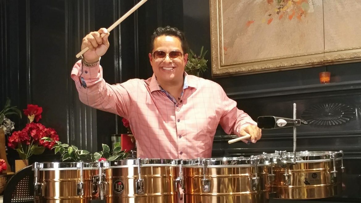 Tito Puente jr drumming