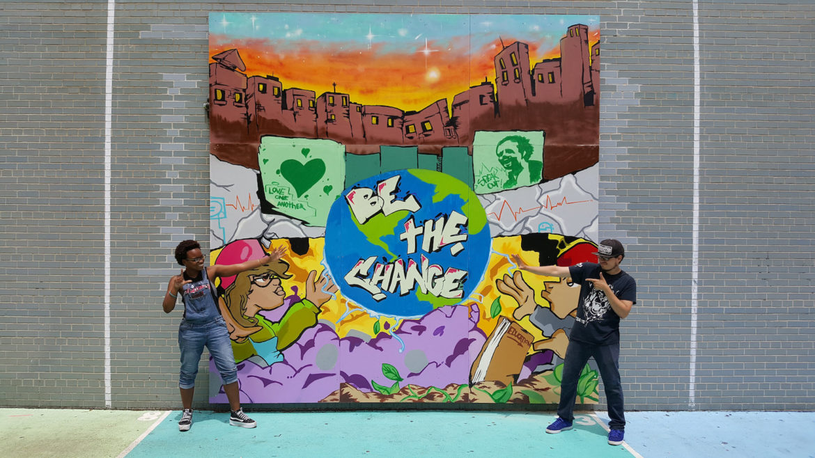 be the change banner