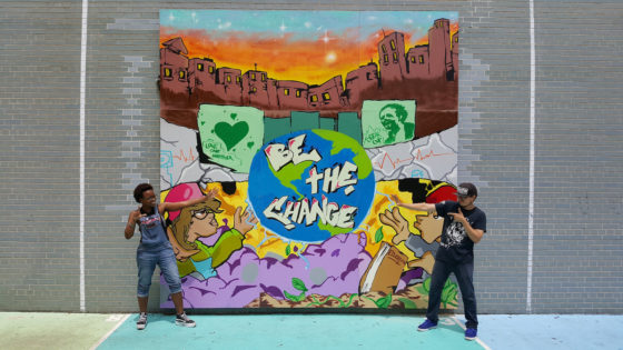 be the change banner