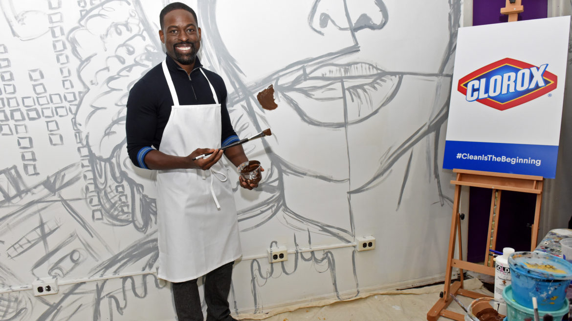 Sterling Brown painting at the hub