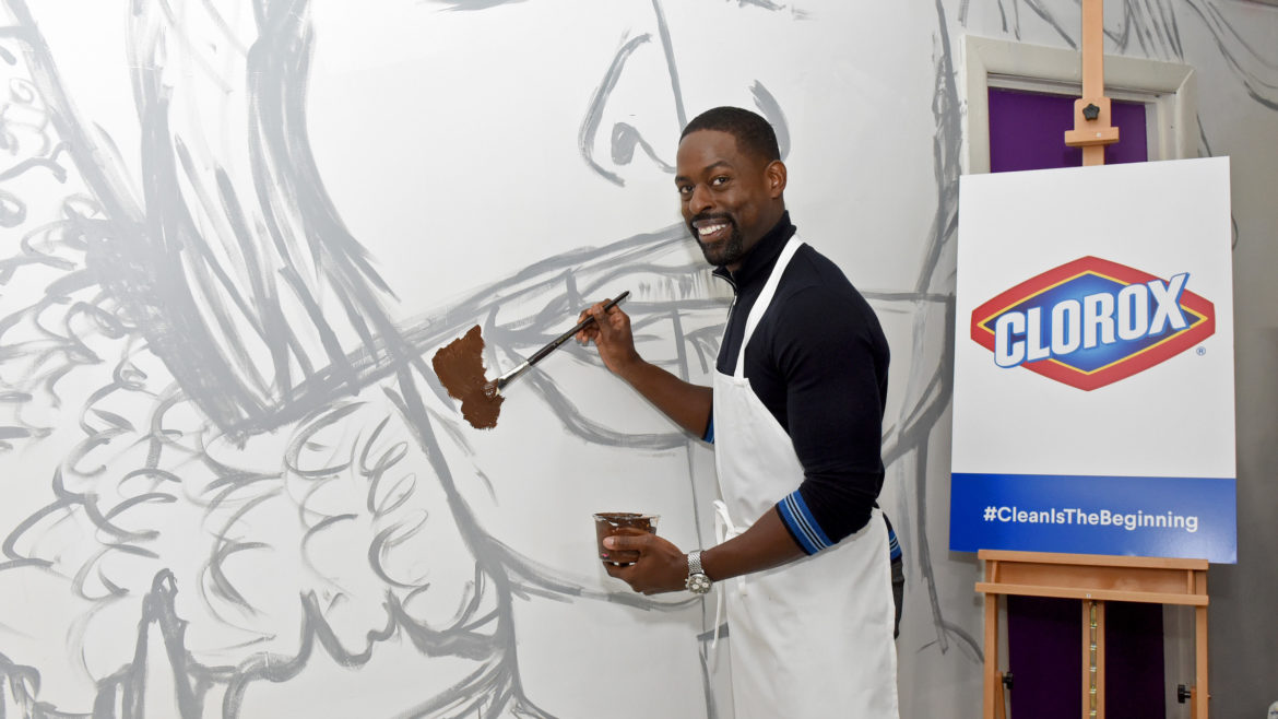 Sterling Brown painting at the hub