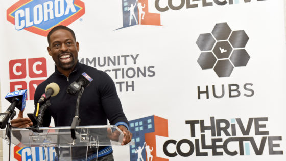 Sterling K. Brown at the hub