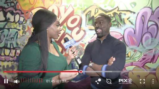Sterling K. Brown at the hub