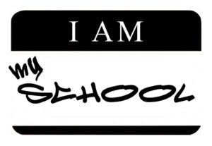 i am my school logo