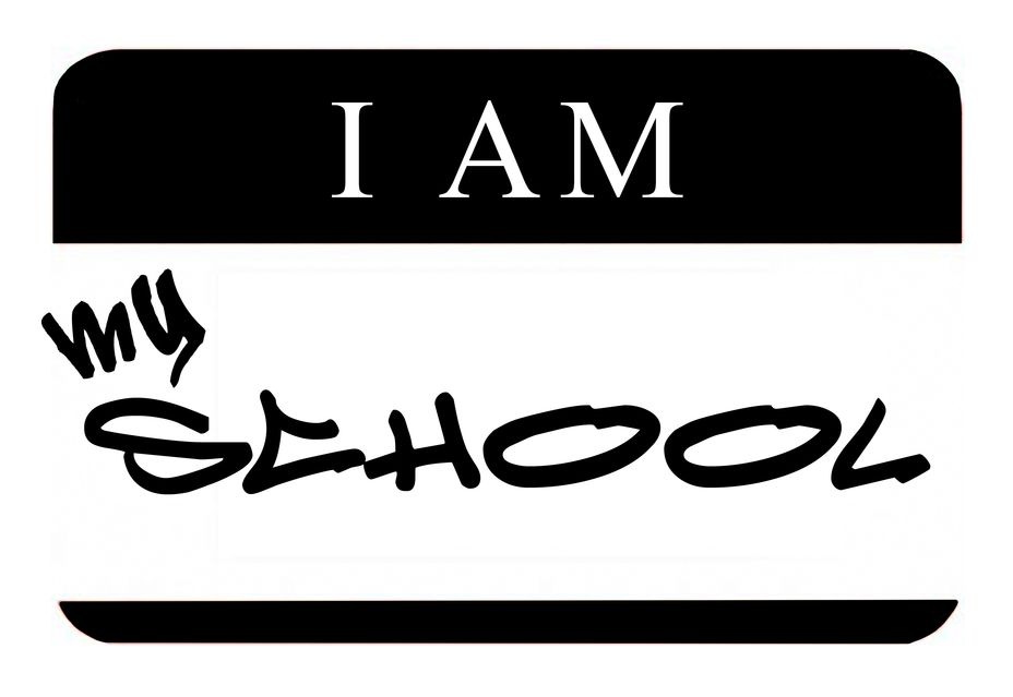 i am my school logo