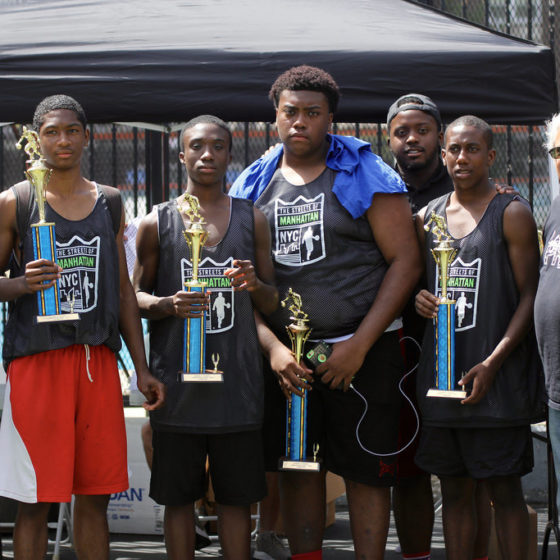 thrive sports basketball tournament winners