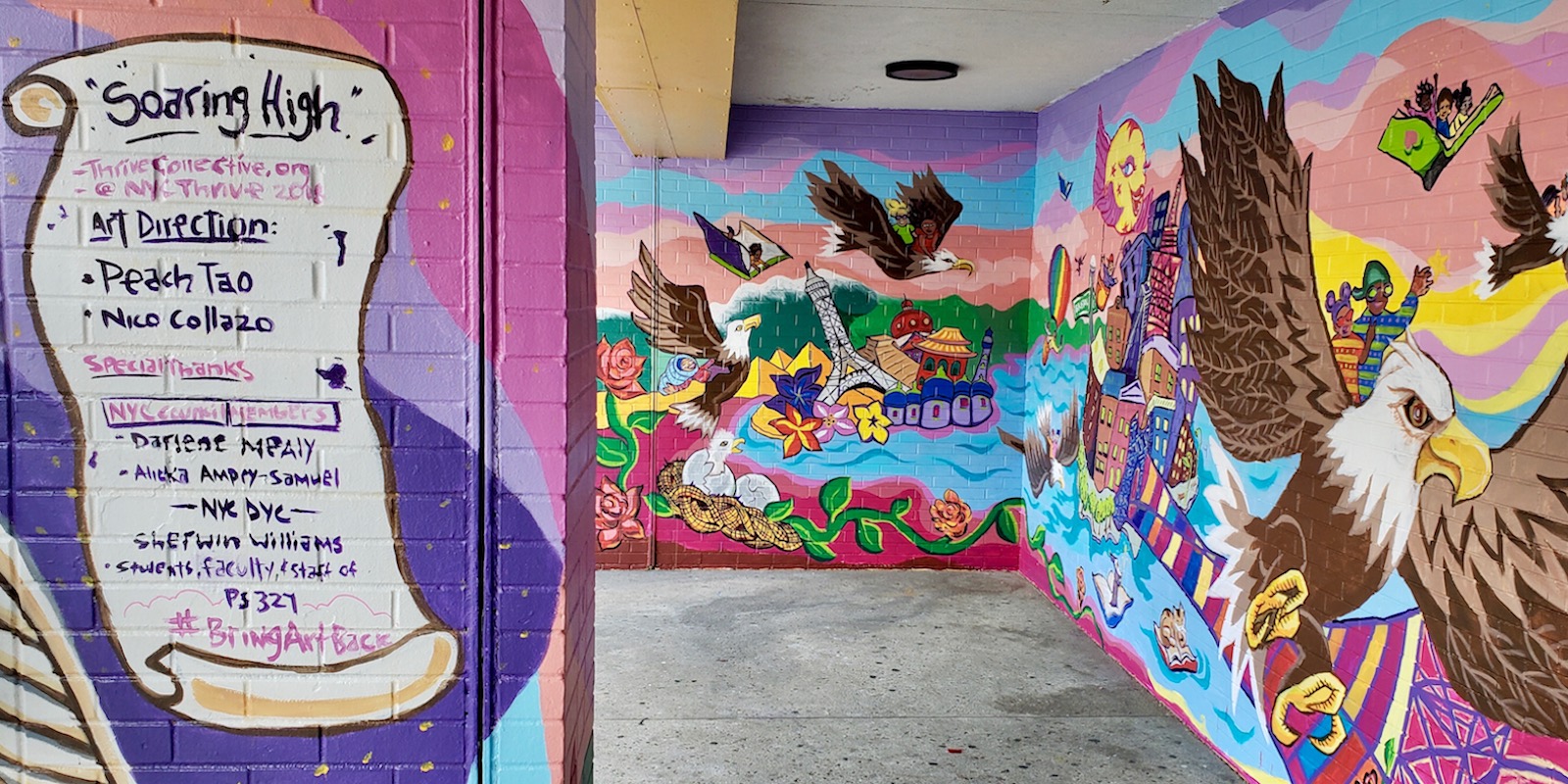 Eagles mural