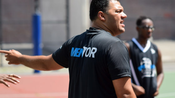 Coach Damian mentoring