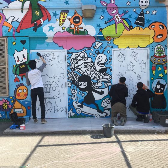 intensive mural painting cont.