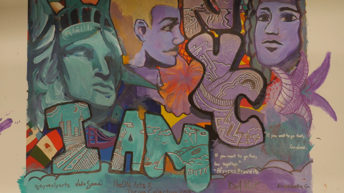 NYC Mayors Fund Thrive x NeON Arts