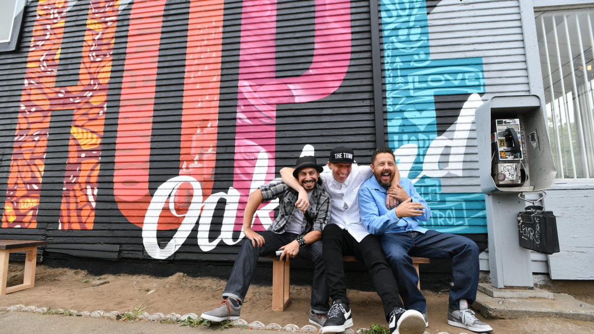 Thrive Collective artists and mentors in Oakland