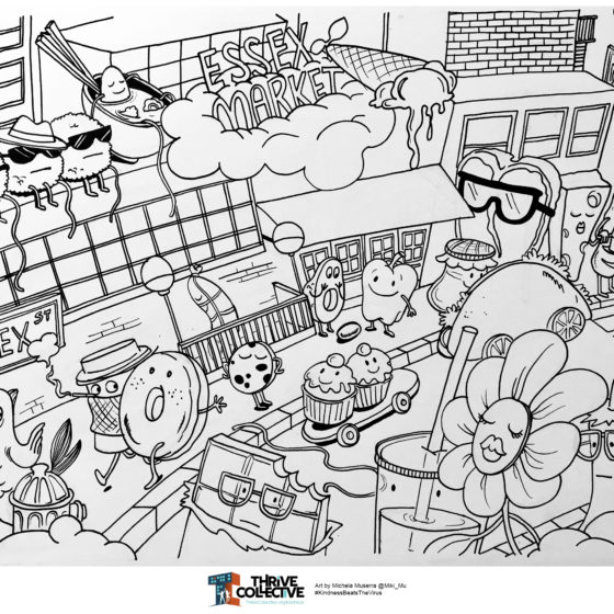 "Essex Market" Coloring Sheet