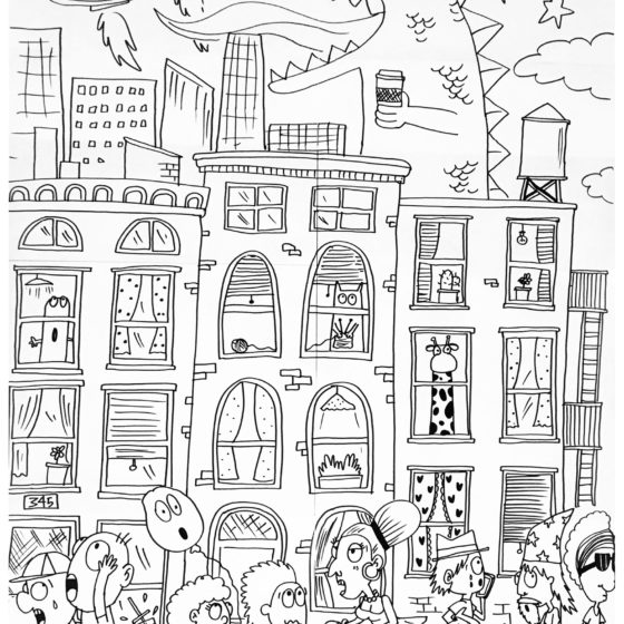 "Exotic Pets" Coloring Sheet