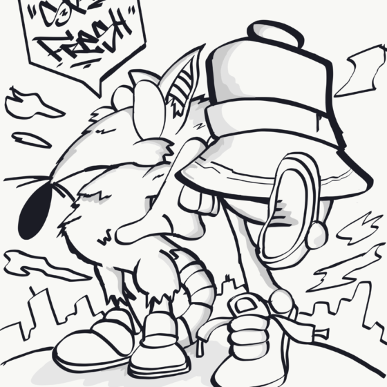 "Stay Fresh" Coloring Sheet