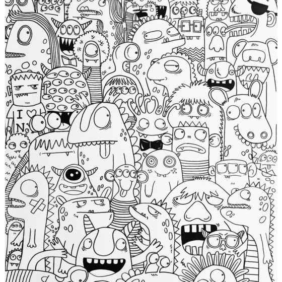 "What Monsters?" Coloring Sheet
