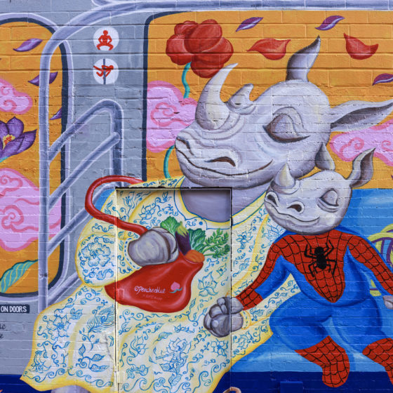 East Village Walls: Superhero Dreams